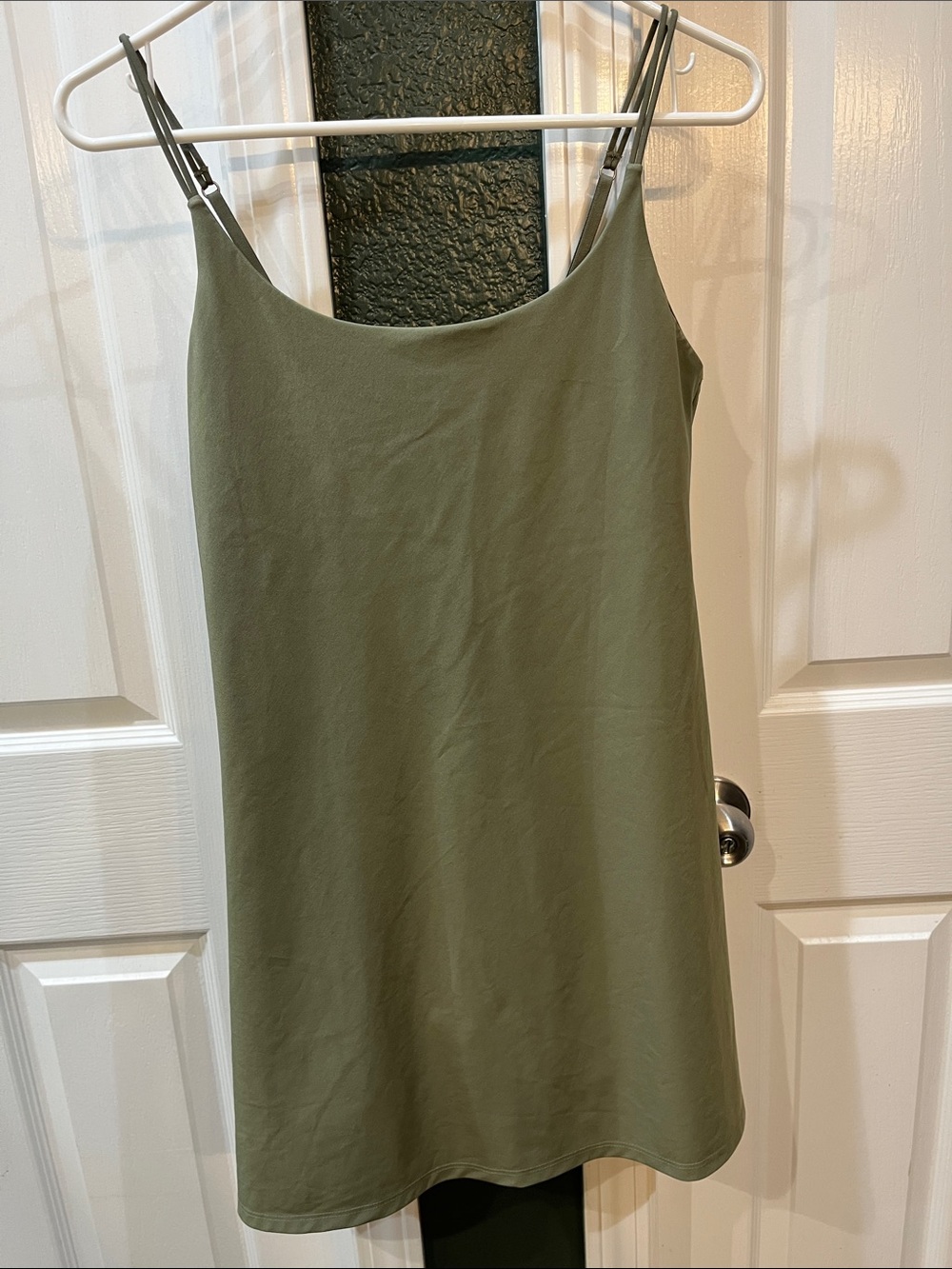 Abercrombie & Fitch Olive Green Slip Dress